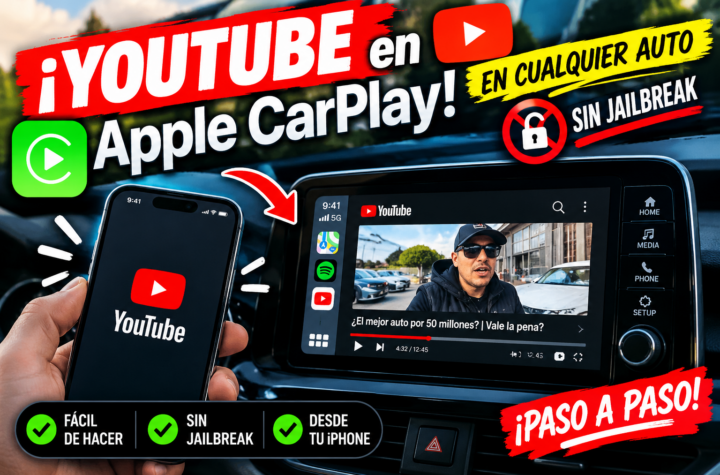 Ver videos en la pantalla de tu auto